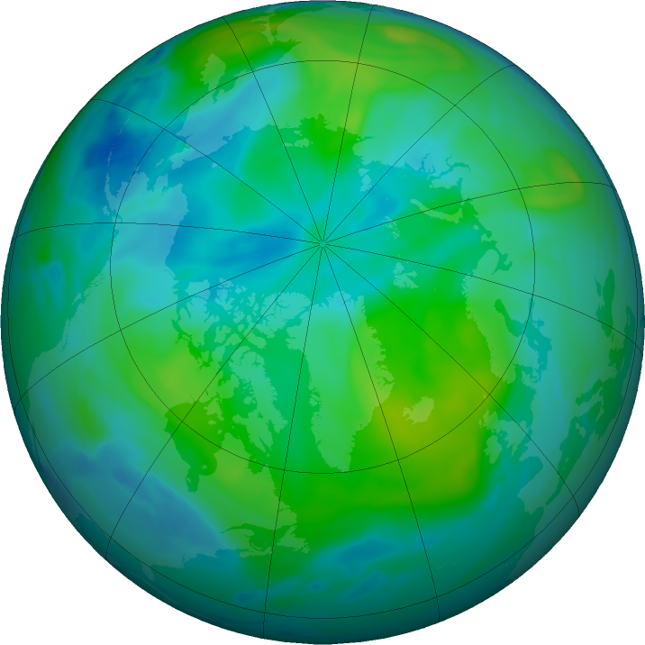 Arctic ozone map for 20 September 2018